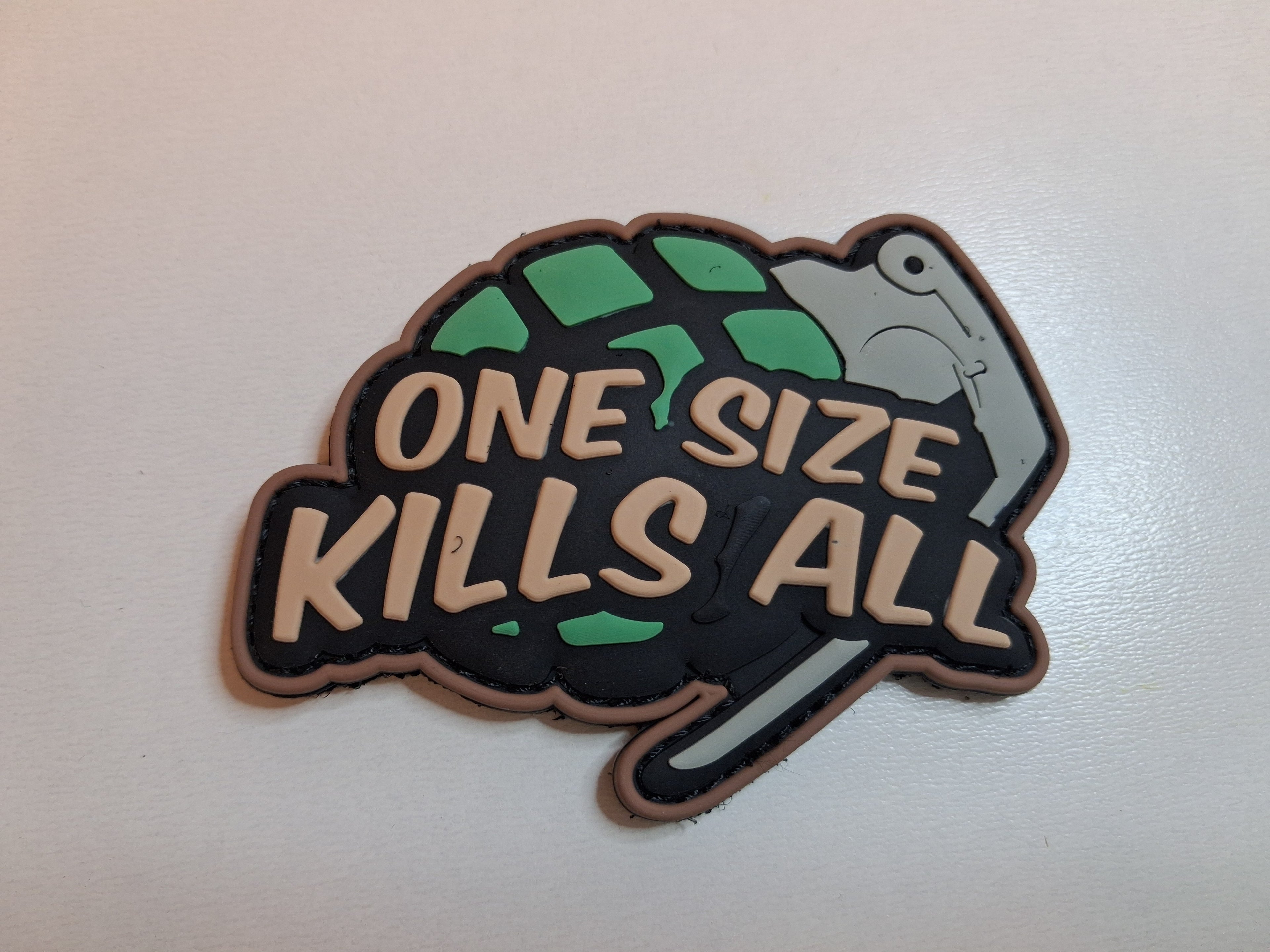 PVC 3D patch velcro