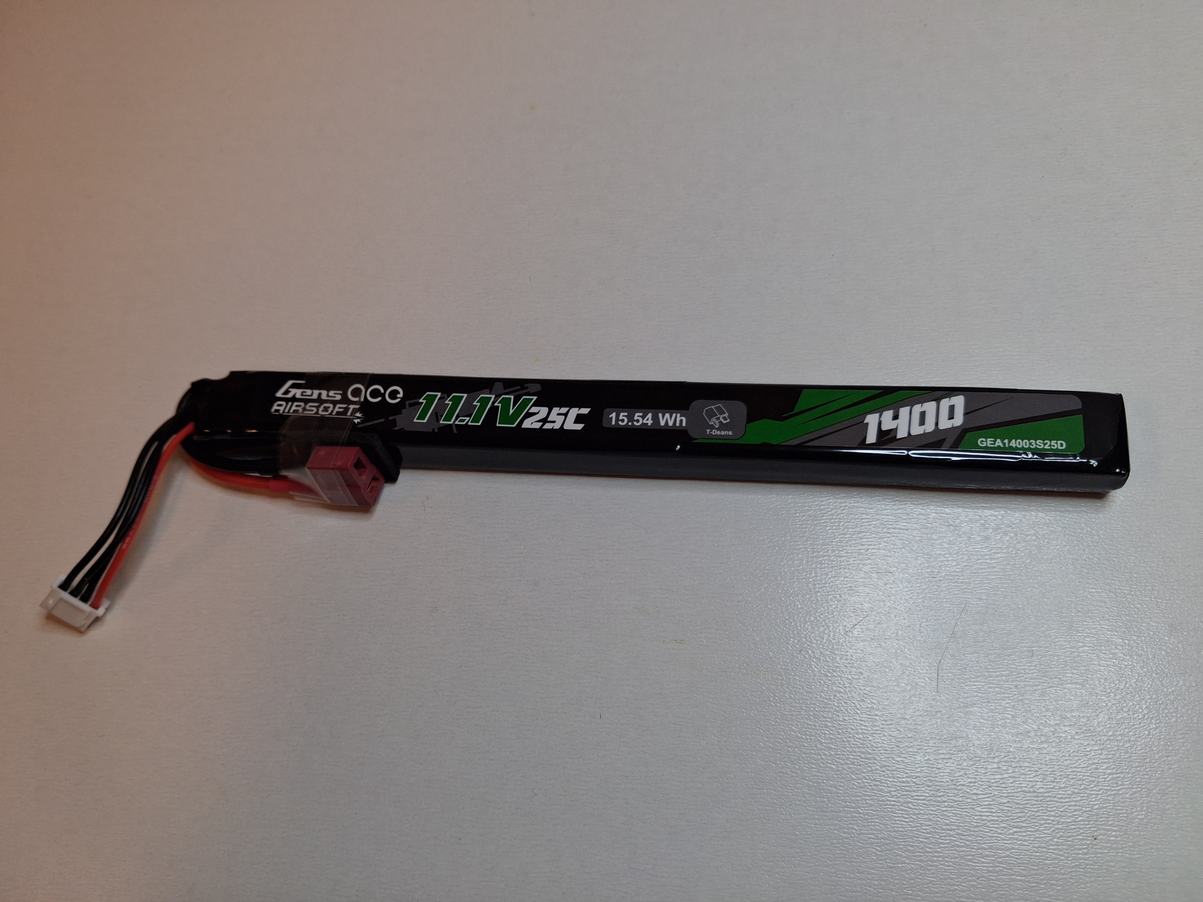 Gens Ace Li-Po 11,1V 1400mAh 25C Deans