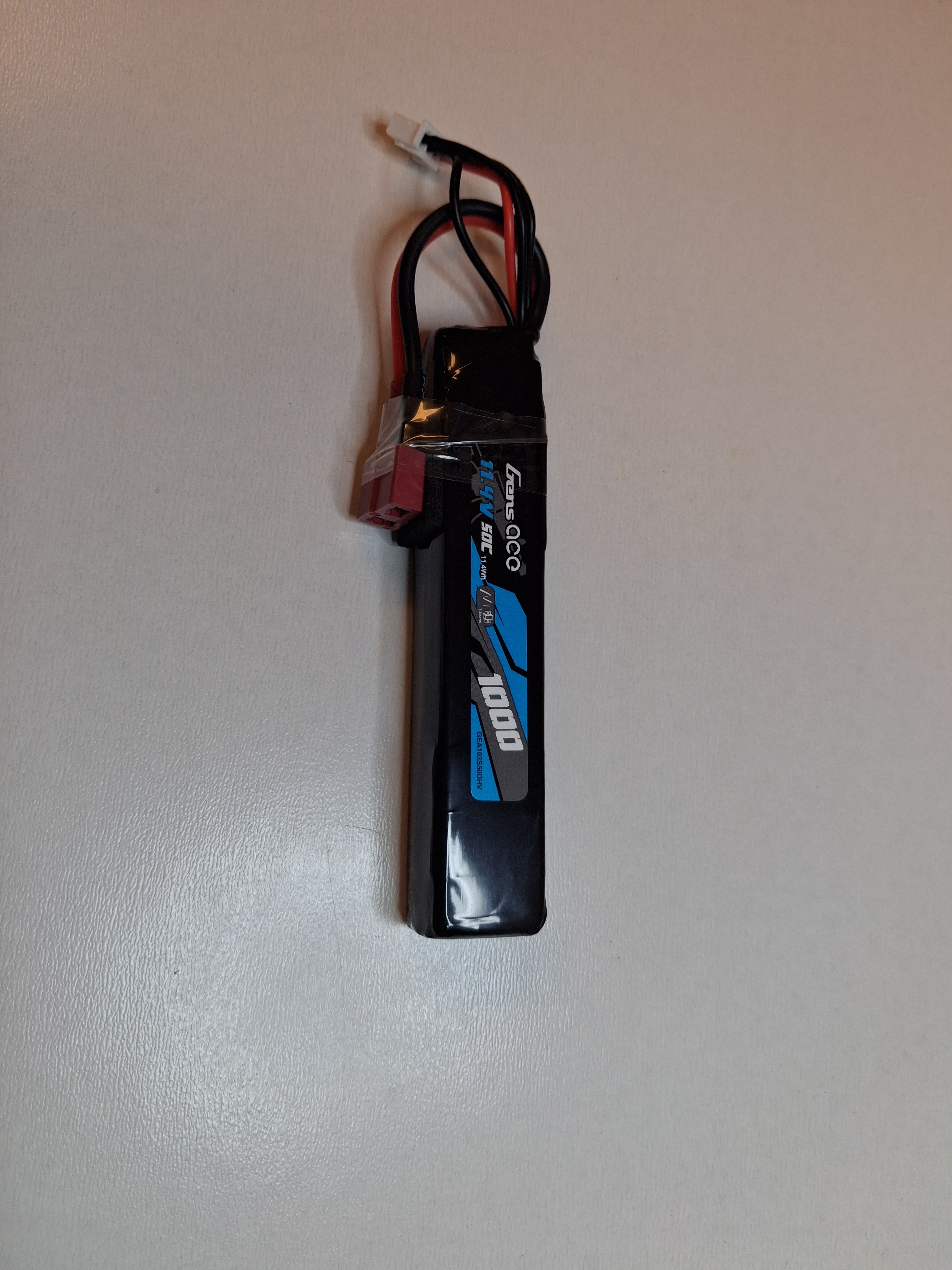 Gens Ace Li-Po 11,4V HV 1000mAh 50C Deans