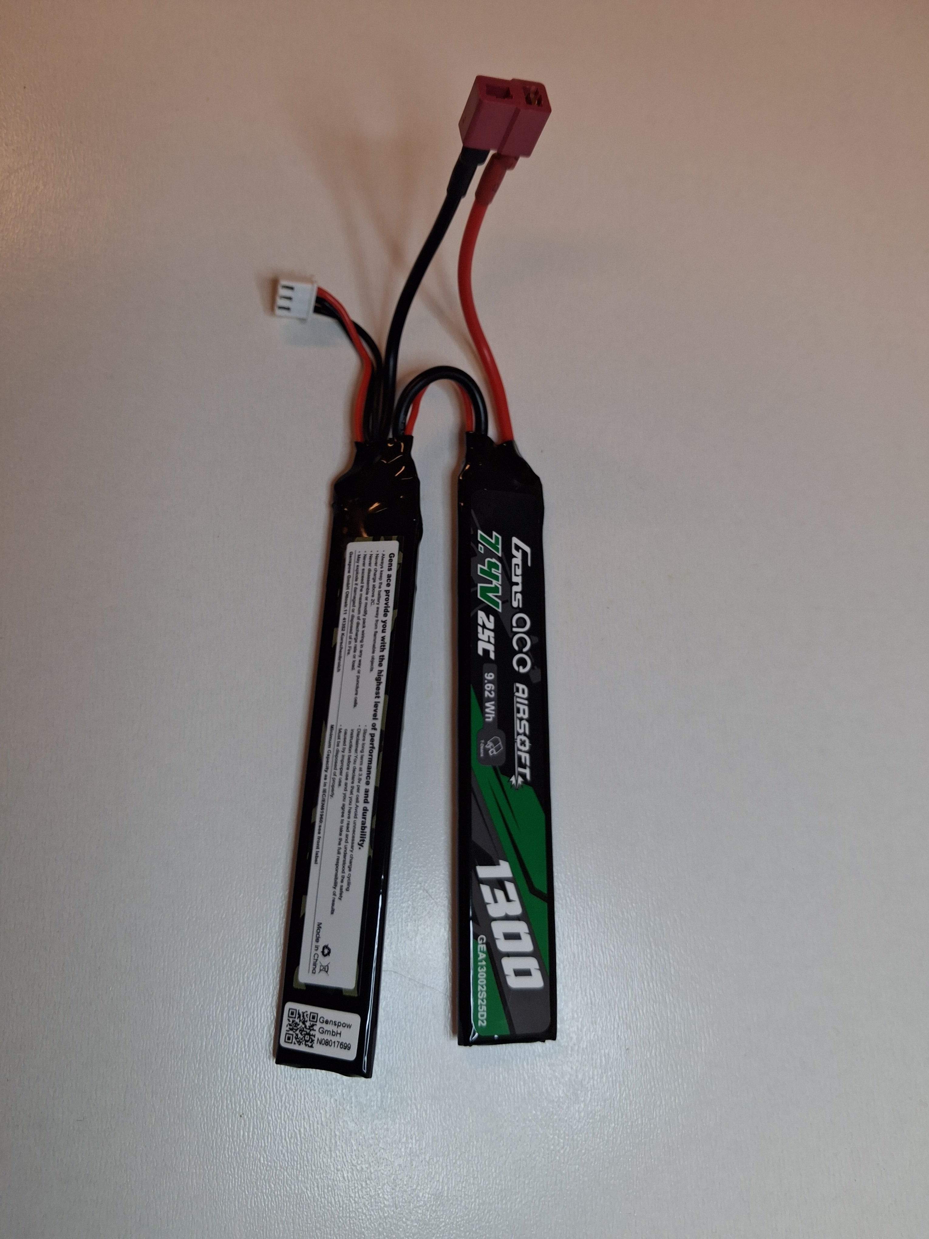 Gens Ace Li-Po 7,4V 1300mAh 25C Deans