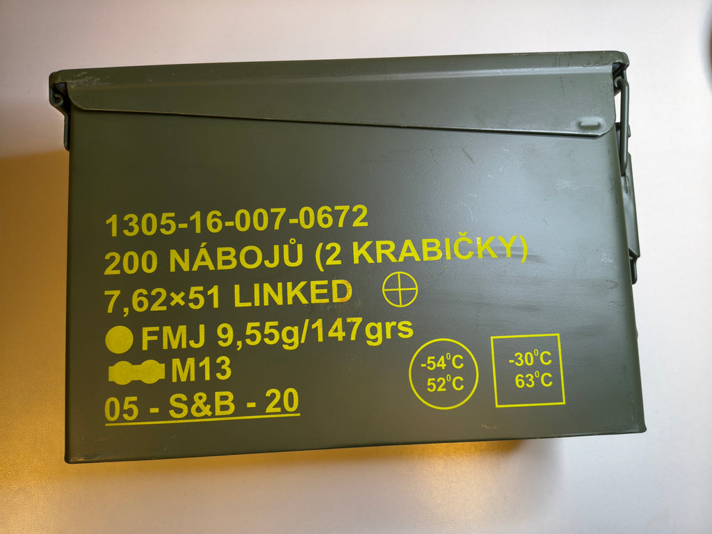 Ammuslaatikko peltinen ACR M19A1