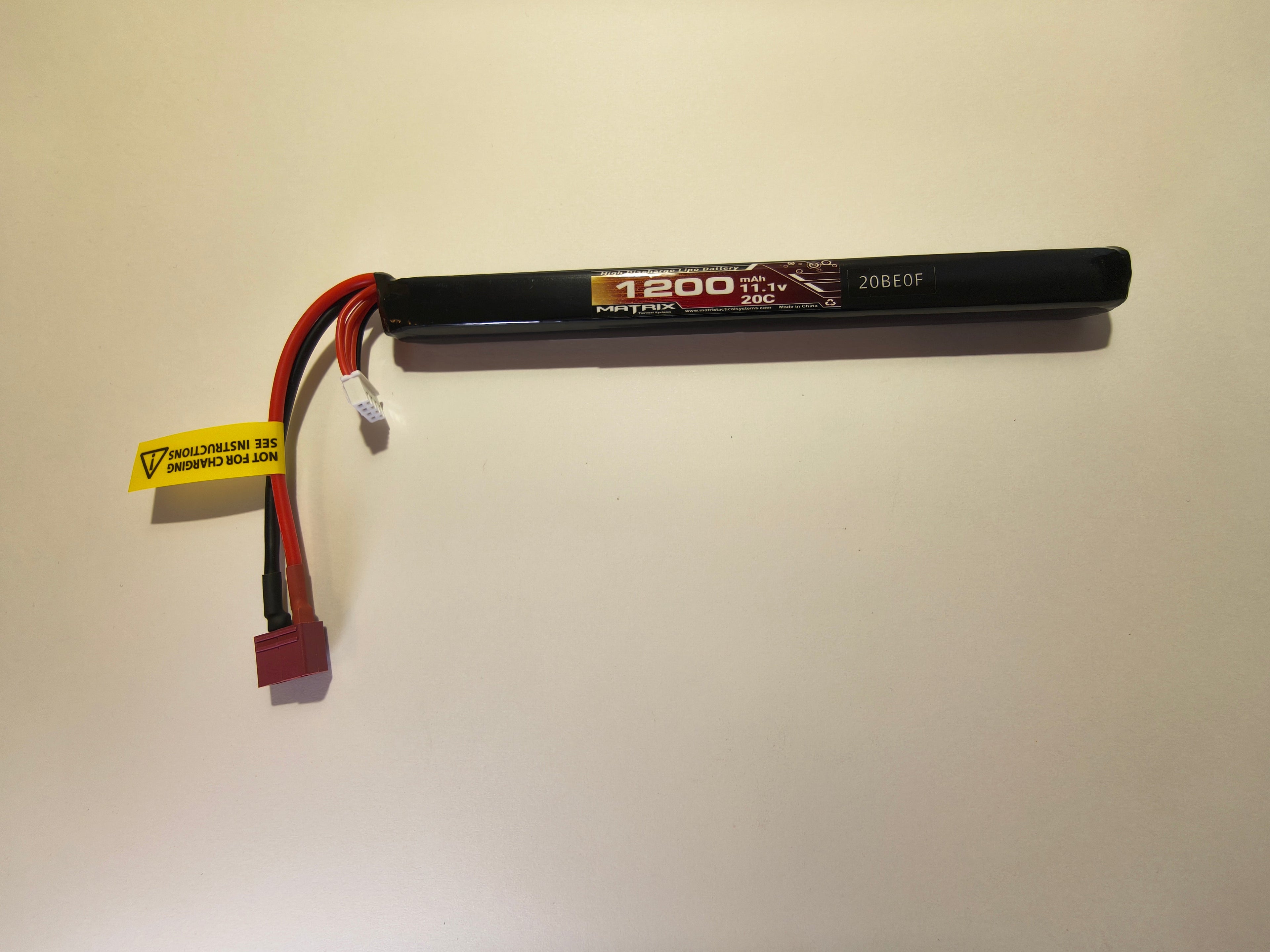 Matrix High Performance 11.1V 1200mAh 20C lipo tikku akku