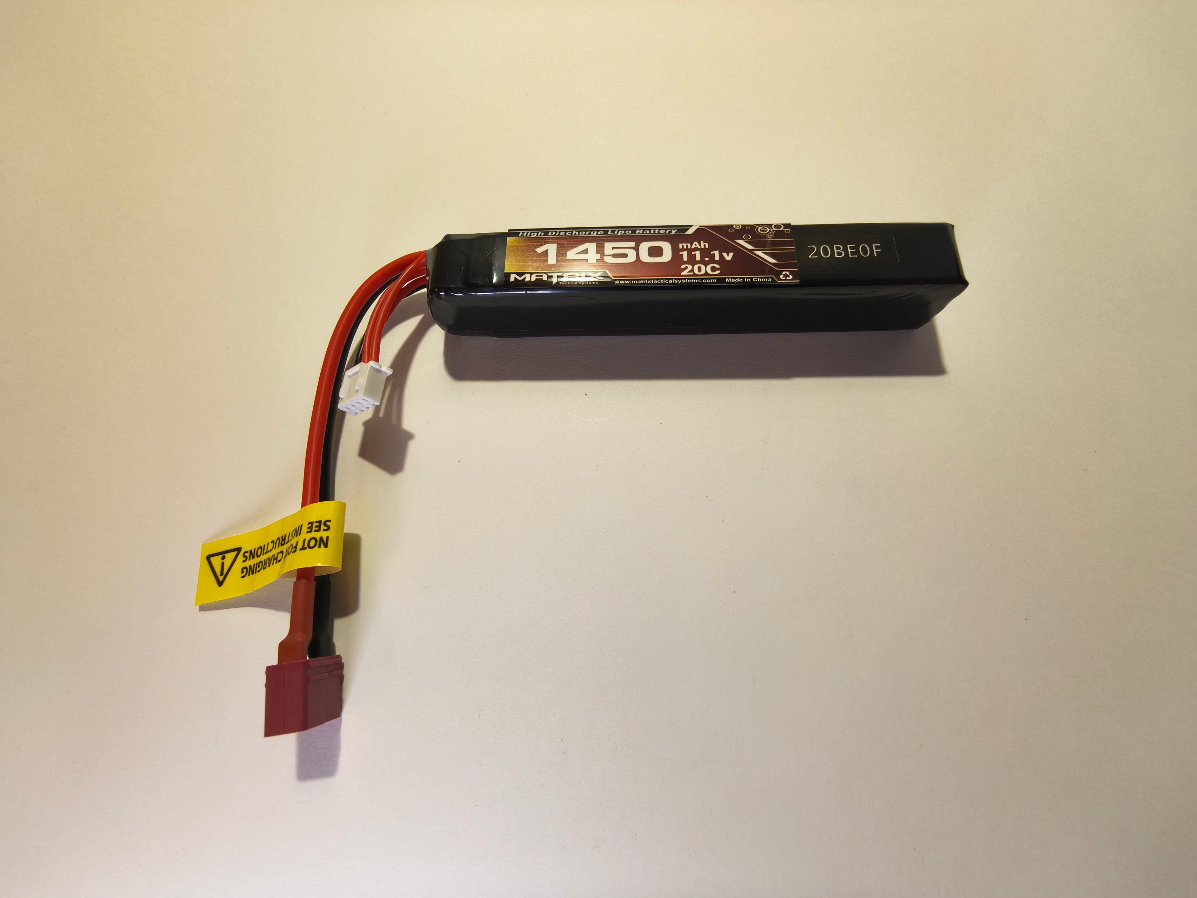 Matrix High Performance 11.1V 1450mAh 20C lipo tikku akku