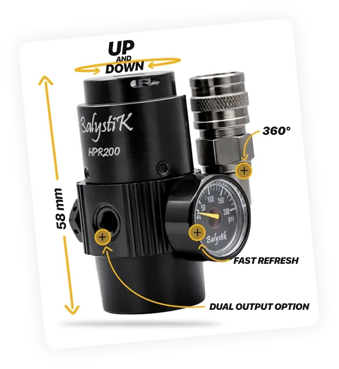 Balystik HPR200 HPA regulaatori